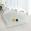 Carpets Heart-shaped Long Plush Carpet Modern Simple Imitation Sheepskin Rugs Girls Bedroom Bedside Floor Mats Soft Cushion Home Textile