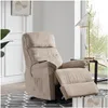 Vardagsrumsmöbler US Stock Power Lift Chair Soft Fabric Recliner Lounge Soffa med fjärrkontroll PP192501AAA Drop Delivery Home GA DHMD0
