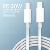Apple iPhoneのUSB-Cケーブル15 Pro Max PD 20W Huawei Xiaomi Samsung Type C White USB C To Type C Cable Accessoriesの高速充電