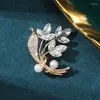 Broches 1 pieza broche de lujo accesorios de joyería coloridos flor de oreja de trigo regalo Pin moda exquisita alta calidad