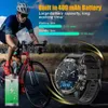 スマートウォッチMelanda Steel 1.39 BluetoothコールスマートウォッチMen Sports Fitness Tracker Watches IP68 Android IOS K52用の防水スマートウォッチ