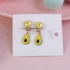 Boucles d'oreilles à Clip pour enfants, sans trous d'oreille, en alliage, licorne, accessoires sirène, Production de boucles d'oreilles