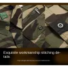 QNPQYX夏のカモフラージスーツメンズシンハンティングシャツジャケットと貨物ズボン戦術的な軍事綿の通気性マルチポケットスーツ