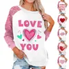 Women's T Shirts Fashion Plunging Sleeve Top Printed Casual Round Neck Sweatshirt Official Store Vestidos Para Mujer Ropa De