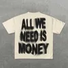 T-shirts pour hommes Y2K High Street Tendance Lâche Casual Manches courtes Style américain Nouveau Harajuku Rétro T-shirt Tops Gothique Hip-Hop Surdimensionné Shirtephemeralew