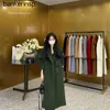 Maxmaras Coat Cashmere Designer Manuela Top Quality Mara101801 Cashmere Green High End Double Breasted ull Long