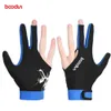 BOODUN / BURTON BILLIARDS GLOVES 세 손가락 남자와 여자는 왼쪽 손에 맨 손가락으로 탁구를 입을 수 있습니다.