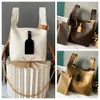 Lässige Einkaufstaschen für Damen, Designer-Tasche, Atlantis-Einkaufstasche, Korbtasche, Einkaufstasche, klassischer Stil, luxuriöse Damen-Umhängetasche, braune Einkaufstasche mit alten Blumen