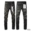 High-end Quality Purple Jeans Men's Jeans Designer Jeans Men's Black Pants Retro street casual sweatpants Jogging pants 9036