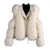 Женские куртки, женские зимние мотоциклетные пальто из искусственной кожи с отложным воротником, теплая верхняя одежда, роскошное женское пальто 2024, пальто из искусственного меха