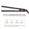 Hair Straighteners Professional Straightener Flat Iron Curler Electric Splint Negative Ion Curling Corrugation Led Display Drop Deli Dh39L