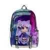 Torby Gacha Life 3d print kreskówka anime chłopcy dziewczęta plecak podstawowy gimnazjum uczniowie Oxford Waterproof School Toi Plecak podróżny