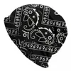 Berets Bandana Paisley Pattern Bonnet Hats Street Knit Hat For Men Women Autumn Winter Warm Skullies Beanies Caps