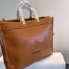 Hantera Totes Bag Luxury äkta läder modeväska designer weekender handväskor korsar kroppsresor axel shoppare väskor