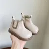 Botas tamanho 15-25 meninas inverno curto bebê andando sapatos de pelúcia crianças