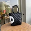 Fashion Handbag Simple Versatile Diamond Check Shoulder Bag for Womens