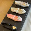 Dames Geklede schoenen Designer Klassiek Strik Ballet Flats Vrijetijdsschoenen Comfort Feest Bruiloft Pumps Lovertjes Fabrieksschoenen carrière Instappers Zomer 35-41 Met doos 10A