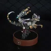 Hantverksverktyg mekanisk mutant dinosaurie 3d metallpussel insektshaj skorpion monteringsmodellsatser hantverk gåva jigsaw pussel leksaker yq240119