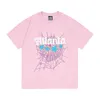 Spider Web Men's T-shirt Designer Sp5der Mulheres Camisetas Moda 55555 Mangas Curtas Estrela Mesma Estrela Impressão Rosa Primavera / Verão U7ko