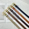 Brown black designer belt quiet letter womens belt bronze color needle buckel multisize cintura delicate genuine leather belt men fashion mature hg084