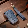 CAR Key Leather Case ER FOB Protector 액세서리 CAROLA VIOS CAMRY COROLLA KEYCHAIN ​​홀더 키링 쉘 가방 드롭 배달 자동 DHNDH