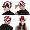 Baretten Union Jack Vlag van het Verenigd Koninkrijk Motorkap Hoed Gebreide Mannen Vrouwen Hip Hop Unisex Volwassen Winter Warme Mutsen Cap