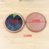 2PCS Spiegels 1pc Houten Ronde Make-upspiegel Zakformaat Cosmetische Spiegels Student Draagbare Enkelzijdige Hand Make-upspiegel Make-up Gereedschap