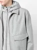 Designer Men Jackets Kiton Cashmere Zip-up Hooded Veste de printemps d'automne Vêtements d'extérieur à manches longues pour l'homme