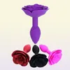 Kleur Rose Flower Anale Plug Siliconen Anale Bloembasis Masturbator Paar Flirt Anale Seksspeeltjes Butt Massage Gspot Stimulatie X04014087108