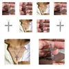 Pendant Necklaces Hip Hop Fashion Women Men Cross Simate Diamond Necklace Pendant Chain Christian Fine Body Jewelry Punk Wedding Gift Dhx1Q