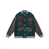 Varsity Jacket Mens Jackets Letterman Jacket Men Hip Hop Long Sleeves Baseball Coat Designer Klädjacka Män