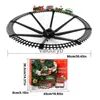 Model Building Kits Electric Train Set Mini Santa Claus Rail Car Toys Creative Decor Christmas Tre Train Gift Education Toy For LDren GiftvaiduryB