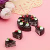 Kitchens Play Food 10 Pcs DollHouse Cakes Kawaii DIY Miniature Artificial Fake Doll Food Cake Resin Ornament Craft Play Doll House Accessoriesvaiduryb