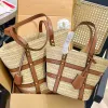 Bolsa Cesta Praia Mulheres Mens Weave Shopper Bag Grande Designer de Moda Crossbody Bolsas de Ombro