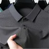 Women's Blouses Shirts Men's T-shirt Lapel Slim Business Gentleman Long Sleeve Top Spring 2024 Men's Polo Shirt M-4XL YQ240119