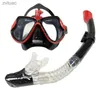 Tauchzubehör Schwimmende Tauchlunge Tauchpaketmaske Silikonrock Dreilinsen-Panorama-Volltrockentauchmaske für Erwachsene Schwimmende Tauchlunge di YQ240119