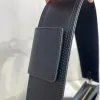 Fashion äkta läder tote axelväska baguett lyxdesigner kvinnors män messenger metall purses handväska crossbody afton clutch väskor
