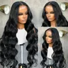 Baby haar Lijmloze Body Wave 5X5 Vetersluiting Pruiken Menselijk Haar 30 40 Inch Remy 13x4 13x6 HD Kant Frontale Pruiken voor Vrouwen