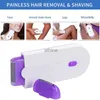 Epilatorer 2023 Ny återanvändbar silkeslen epilator Pocket Size Portable Magic Painless Hair Removal Tool For Back Arms Ben Body YQ240119