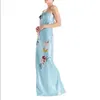 Green Sequins Embroidery Long Strapless Prom Dress Floor Length Strapless Sleeveless Luxury Evening Dresses 2024 Latest Fashion