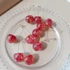 Dangle Earrings Sweet Cute Red Cherry 2024 Est Creative Long Fashion Cartoon Fruits Earings For Girls Ear Drops Pendant Jewelry