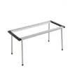 Meubles de Camping Table IGT combinaison gratuite boîte de rangement en acier inoxydable accessoires extérieur Portable pliant