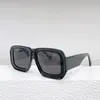 Designer retro solglasögon polykarbonat ovala kvinnor och mens lw40080 högkvalitativa solglasögon för utomhusresor och körsolskydd
