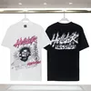 HELLSTAR TEE HAIKYUU Men T-shirt Designer Femmes T-shirts Vêtements graphiques Hipster Wasted Fabric Street Graffiti Lettrage de papier d'aluminium imprimement 2483