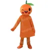 Niedliches orangefarbenes Maskottchen-Kostüm, Unisex, Cartoon-Anime-Thema, Charakter, Karneval, für Männer und Frauen, Kleid, Weihnachten, ausgefallenes Performance-Partykleid