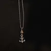 2024 Designer Brand Cross CH Necklace for Women Luxury Chromes Flower Ball 925 Silver Old Classic Star Mens Sweater Chain Heart Men Jewelry Pendant Neckchain 3936