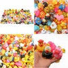 Bath Toys Whole Bathing Toy Floating Rubber Squeeze Sound Lovely For Baby Shower 2050100pcs Random Styles 20046464194421907 Drop Dhlwn