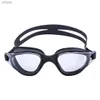 Dykningstillbehör Simglasögon Simgglasögon Recept Anti-dimma UV-skydd för män Kvinnor Kids Kidg Vattentät silikon Baddräkt Dykningsglasögon YQ240119