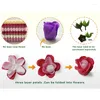 Decorative Flowers 81Pcs Soap Rose Bouquet Flower Essential Wedding Mother's Valentine'S Day Christmas Halloween Home Decoration Gift Box