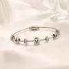 Klassisk stil armband kvinnor armband louiseities lyxig designer smycken kristall 18k guld viutonities pläterade rostfritt stålälskare armband mens armband zg1161